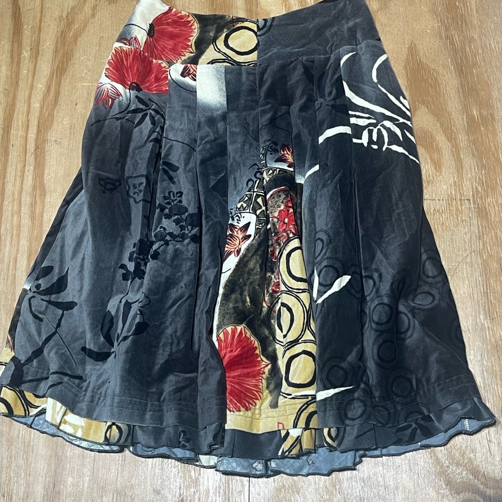 CREOLA skirt Women 44 multicolor zip closer @B1